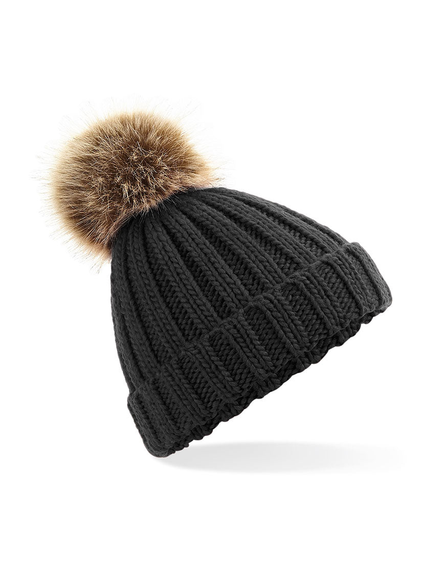 Kids Pop-a-Pom Chunky Beanie (Now £8.50)
