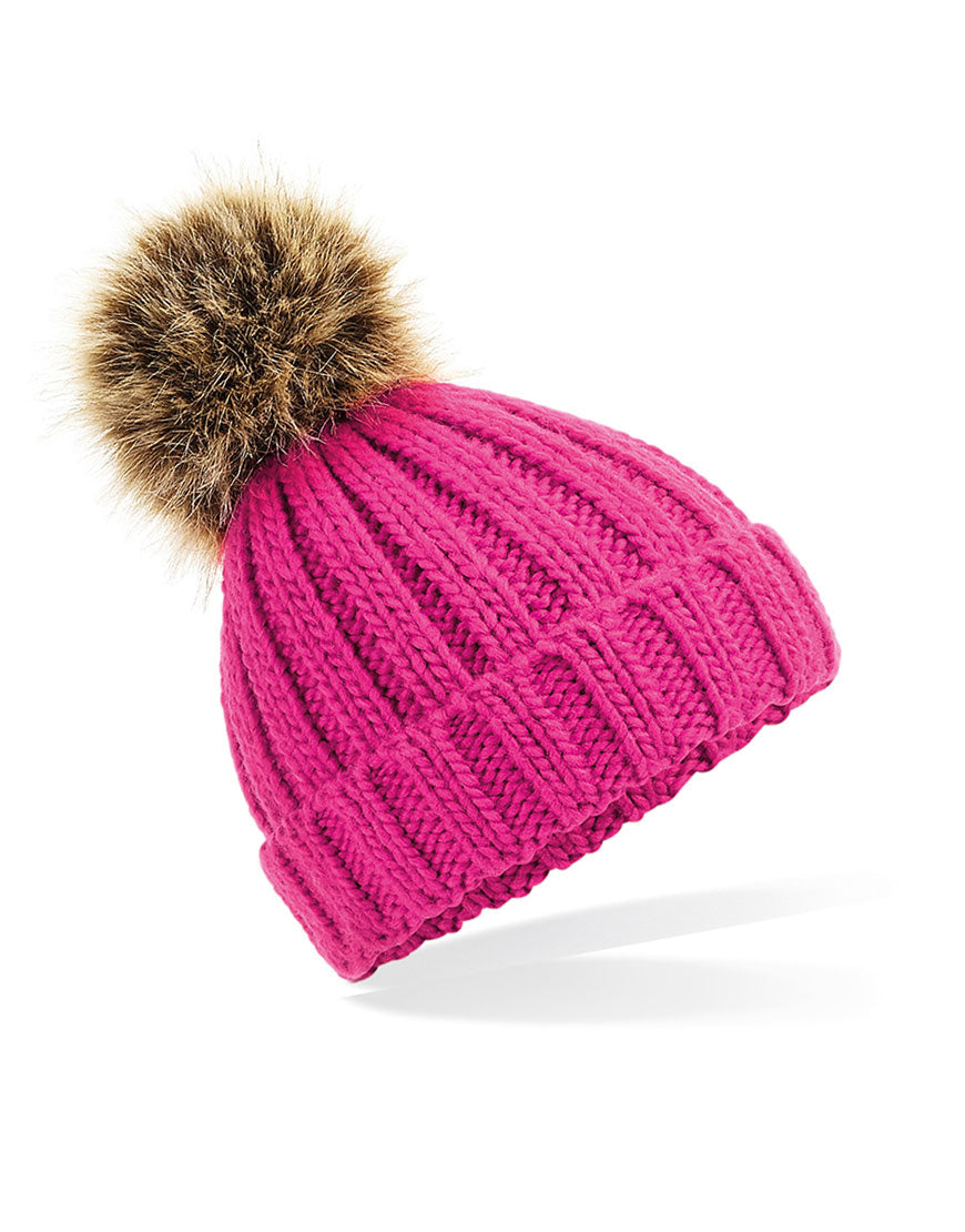 Kids Pop-a-Pom Chunky Beanie (Now £8.50)