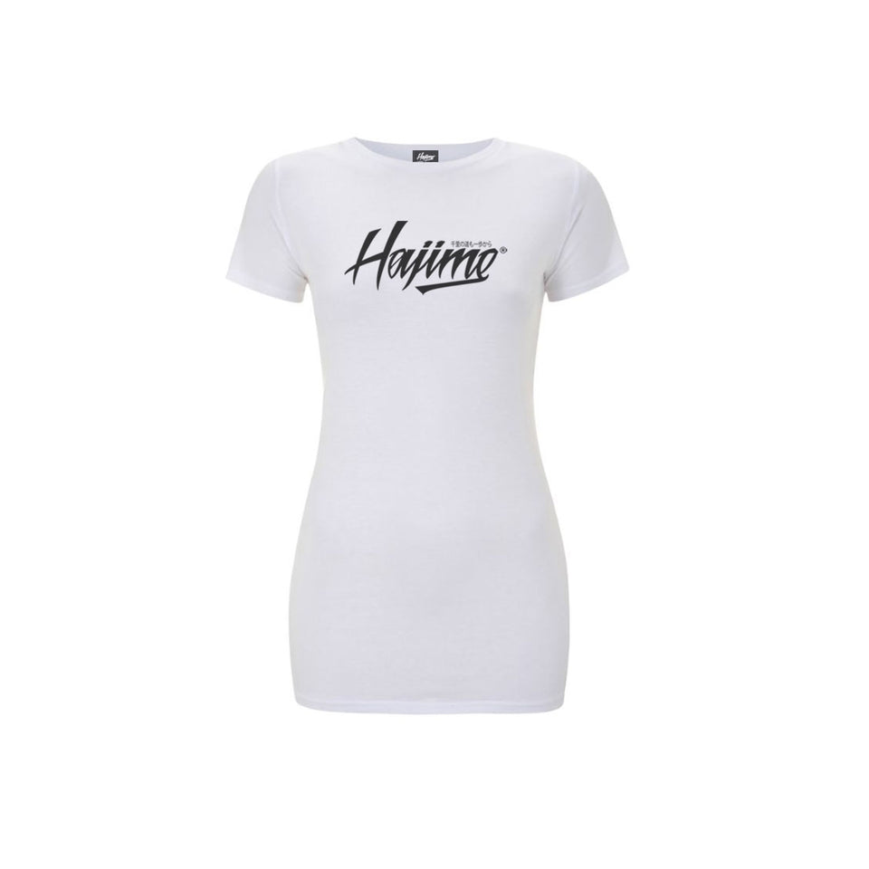 Women's Slim Fit White Tee (Now £10)