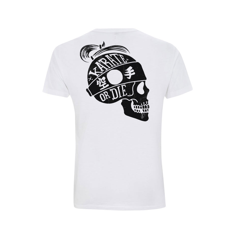 Karate or Die White Tee (Now £12.50)