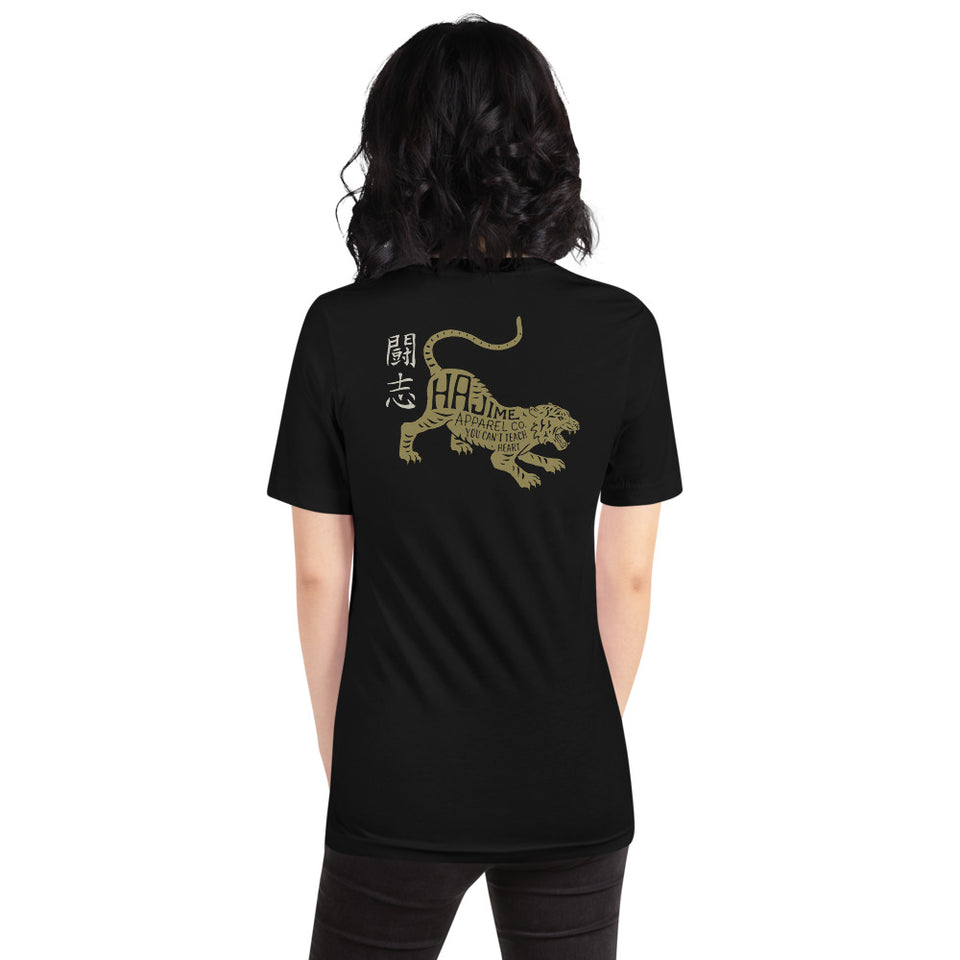 Fighting spirit gold tiger