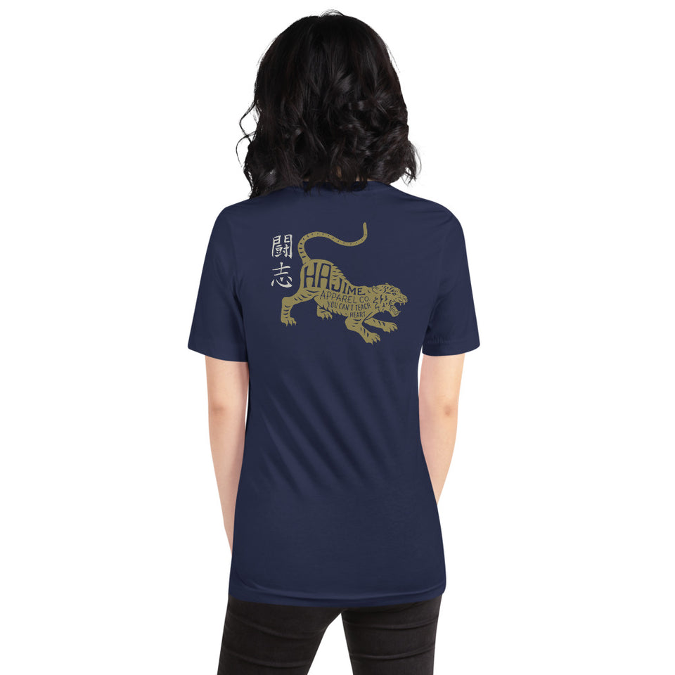 Fighting spirit gold tiger
